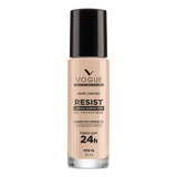 Base Liquida Vogue Resist Larga Duración Fps 15 30ml Tono Pétalo