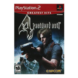 Jogo Mídia Física Resident Evil 4 Original Play Station 2
