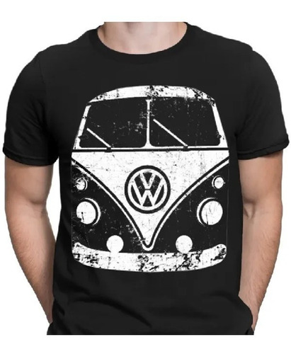 Camiseta Kombi Rat Look Air Cooled Corujinha Vw Perua Fusca