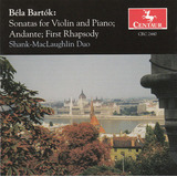 Sonatas Para Violín Y Piano De B. Bartók: Andante, Primer Cd