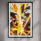 Cuadro 60x40 Anime - One Punch Man - Poster Saitama Y Genos