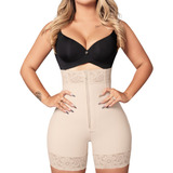 Faja Short Para Dama Con Cierre Modelo O-070 Color Beige