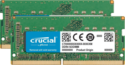 Memoria Ram Crucial, Soddim, 2 X 4 Gb, Ddr4, 2400 Mhz, Cl 17