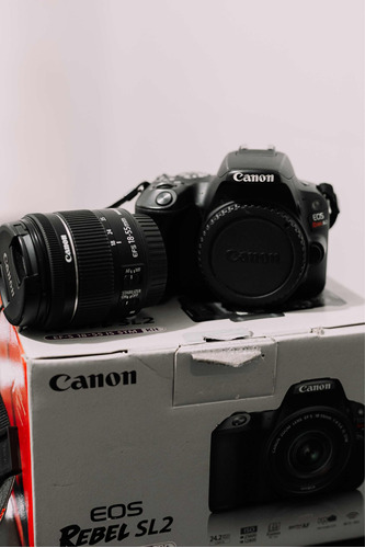 Canon Sl2 , Acompanha Caixa E Lente Do Kit 18-55mm