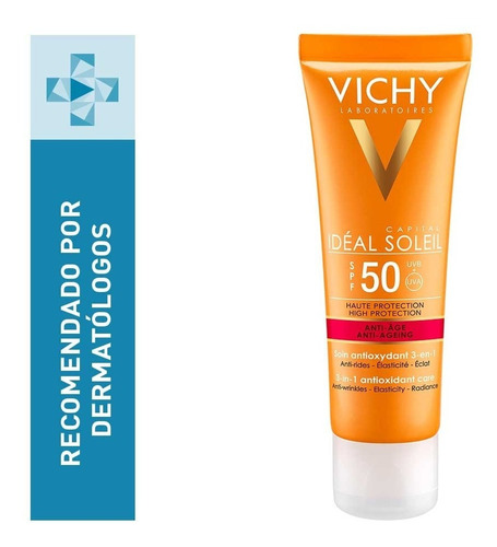 Protector Solar Facial Anti-edad Con Vitamina C Fps 50 Vichy