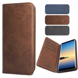 Funda Para Samsung Galaxy Note 8, Marron/billetera/soporte