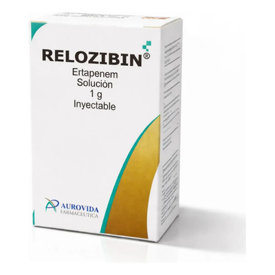 Ertapenem 7 Frascos 1g Inyectable Relozibin Aurovida | Meses sin interés