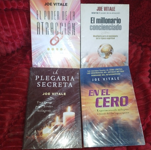 Pack Joe Vitale Plegaria/ En Cero /atraccion/ Millonario