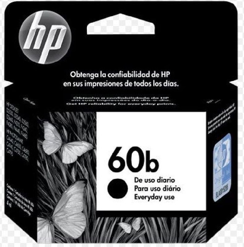 Cartucho Hp 60b Preto Everyday Cc636wb