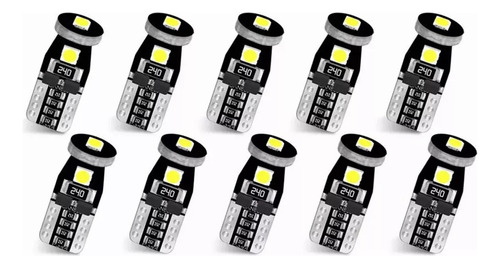 10 Foco De Pellizco Led T10 W5w 194 168 2825 192 Canbus