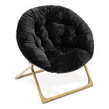 Milliard Mini Cozy Chair Para Niños, Sensory Faux Fur Foldin