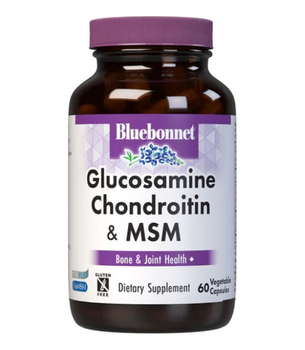 Bluebonnet | Glucosamine Chondroitin & Msm | 60 Veg Capsules