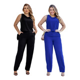 2 Conjunto Calça + Blusa Forrados Confortável Premium Full