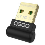 Adaptador Usb Bluetooth Para Pc  Qgoo Mini Bluetooth 5.0 Edr