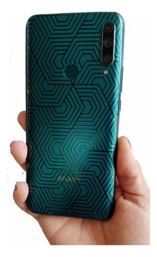 Mica Trasera Transparente Diseño Geometría Hidrogel V18