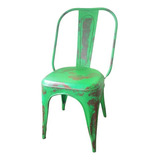 Silla Tolix Color Verde Vintage