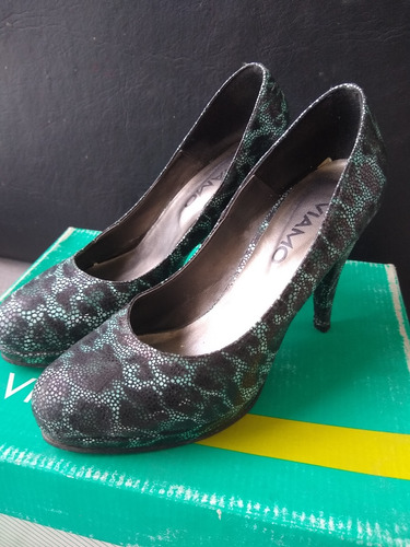 Zapatos De Taco Fino Viamo Talle 37