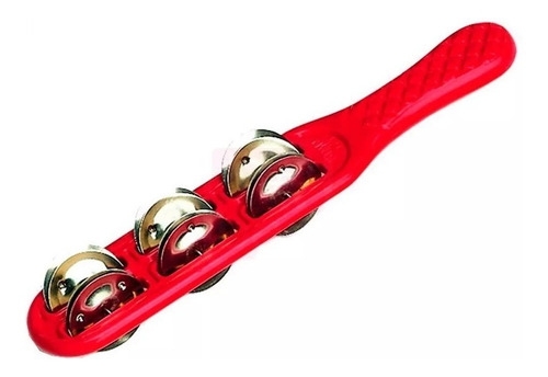 Jingles Meinl Sticks Abs Plastico Y Acero Color Rojo Hjs1r 