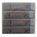 Plastilina Barra Mi Trensito Gris 55gr X 12 Unidades