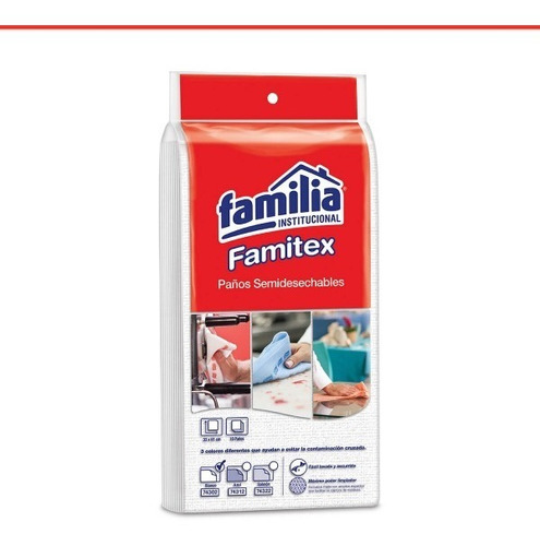 Paños Famitex Blanco X 10 Und