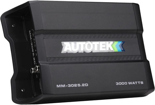 Amplificador Digital Autotek Mm3025.2d 3000w 2ch Alto Poder