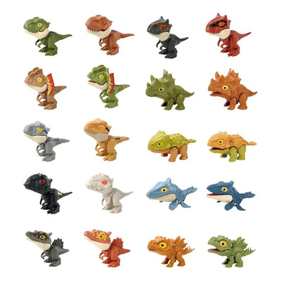 Set De Dinosaurios Muerde Dedos Pack X3 Finger Biting Dino | Envío gratis