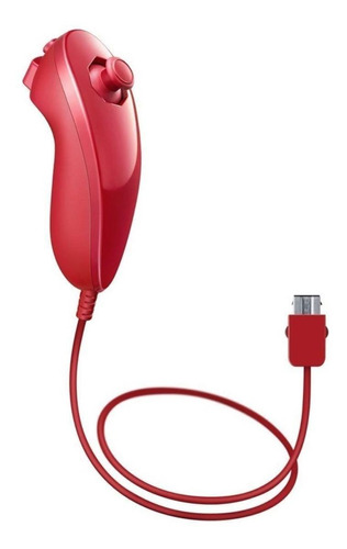 Controle Joystick Nintendo Nunchuk Vermelho