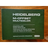 Manual De Instrucciones - Heidelberg - M-offset Multicolor