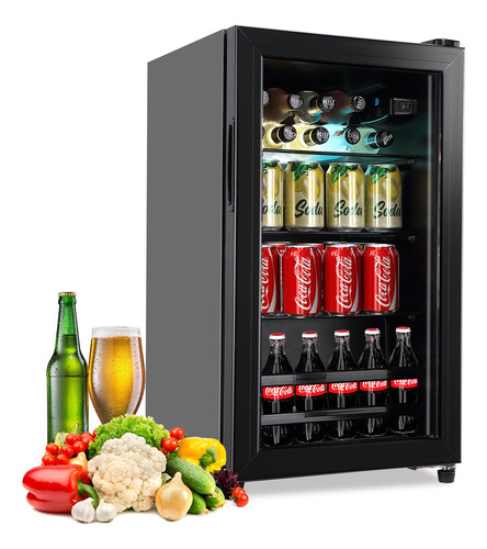 Iorbur Flb-60 - Refrigerador De Bebidas Independiente Para 1