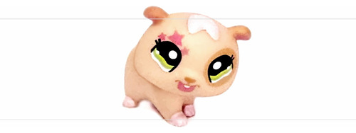 Littlest Pet Shop Lps Porquinho Da India Rosa Salmão