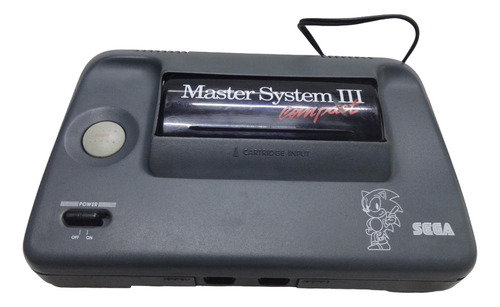 Console Master System 3 Compact Tec Toy Orig Cod Rh Sonic  Saída Rf 