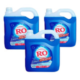 Pack 3un Detergente Liquido Ro 5 Litros Lavado Inteligente 