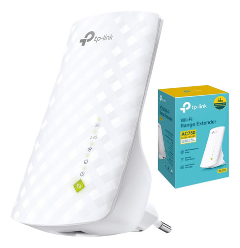 Repetidor Re200 Ac750 Dual Band 2.4/5ghz Sinal Wi-fi Tp-link