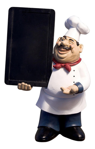 Adorno De Chef De Cocina, Escultura De Chef, Estatuilla De