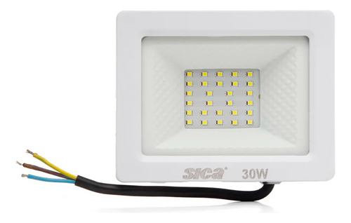 Reflector Led 30w Sica Luz Blanca Día 6400k Ip65