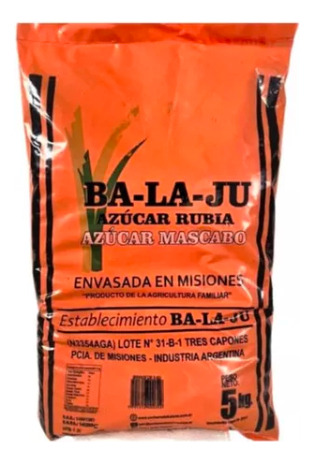 Azucar Mascabo Ba-la-ju 5kg