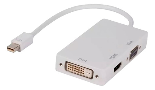 Adaptador Puerto Mini Display A Hdmi+vga+dvi 50/60hz 