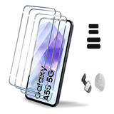 3 Protector De Pantalla Para Samsung A55 5g / A35 5g Cristal