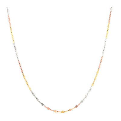 Cadena Grano De Cafe Oro 10k 50cm 2mm .7gr Italiano Color Florentina | Envío gratis