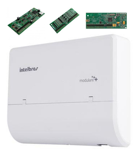 Pabx Alta Tecnologia Modulare + Intelbras 2x8+5 Dect Disa