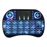 Mini Teclado Wireless Bluetooth Recarregável Iluminado