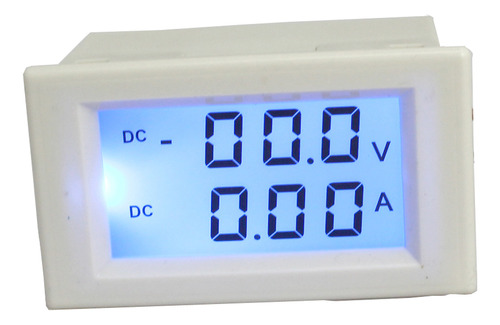 Medidor De Corriente De Voltaje Dc, Pantalla Digital Lcd 0-6