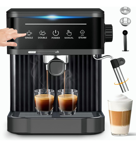 1.8l Cafetera Espresso, Máquina De Café Capuchino 20 Bares