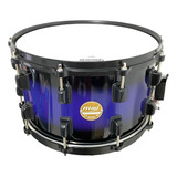 Caixa Bateria 14x8 Adah Meed Series Azul Aros Die Cast Preto