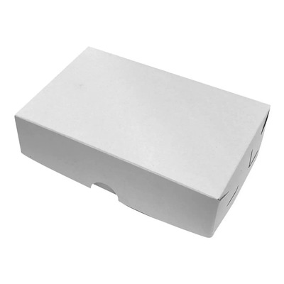 50 Pzs De Caja Caple Armable 4 Especial 24.5 X 18.5 X 6 Blanco