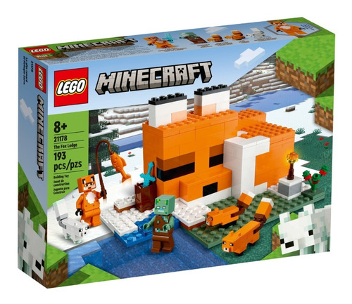 Lego Minecraft El Refugio Del Zorro 21178 Nuevo 2022!!!