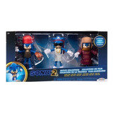 Sonic The Hedgehog 2 Figuras 10cm Colección 3pack Articulado