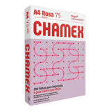 Papel Sulfite Chamex A4 75g 500 Folhas Rosa
