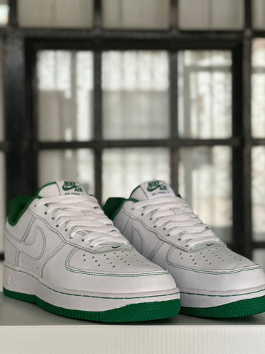  Air Force 1 Lv8 Low White Pine Green