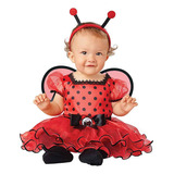 Infant Baby Girls Ladybug Dress With Tutu Skirt Hallowe...
